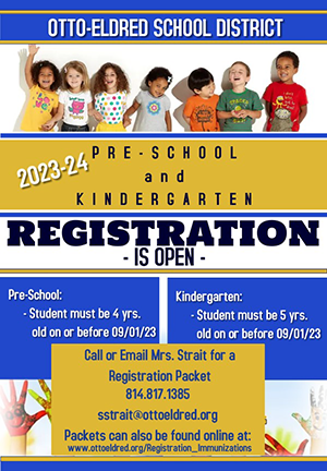 PreK and Kindergarten Registration